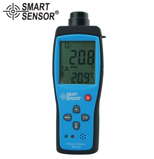?，?AR8100氧氣濃度檢測儀 O2氧氣測試儀 氧氣探測分析儀報警器
